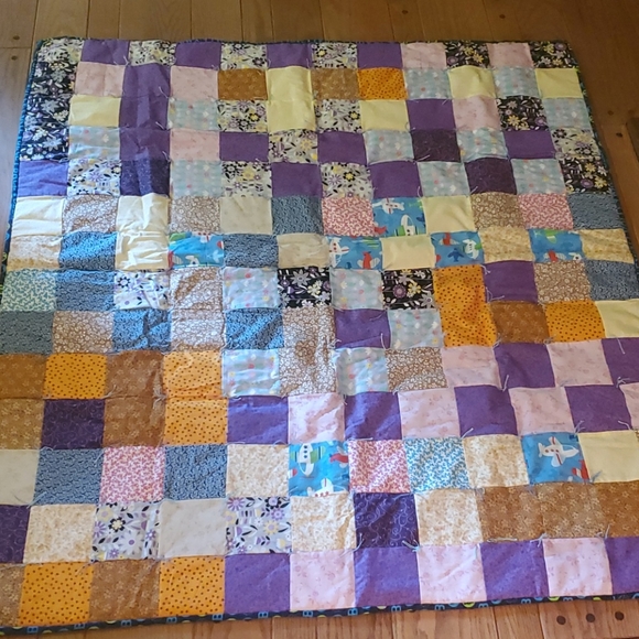 Handmade Patchwork Quilt/Throw